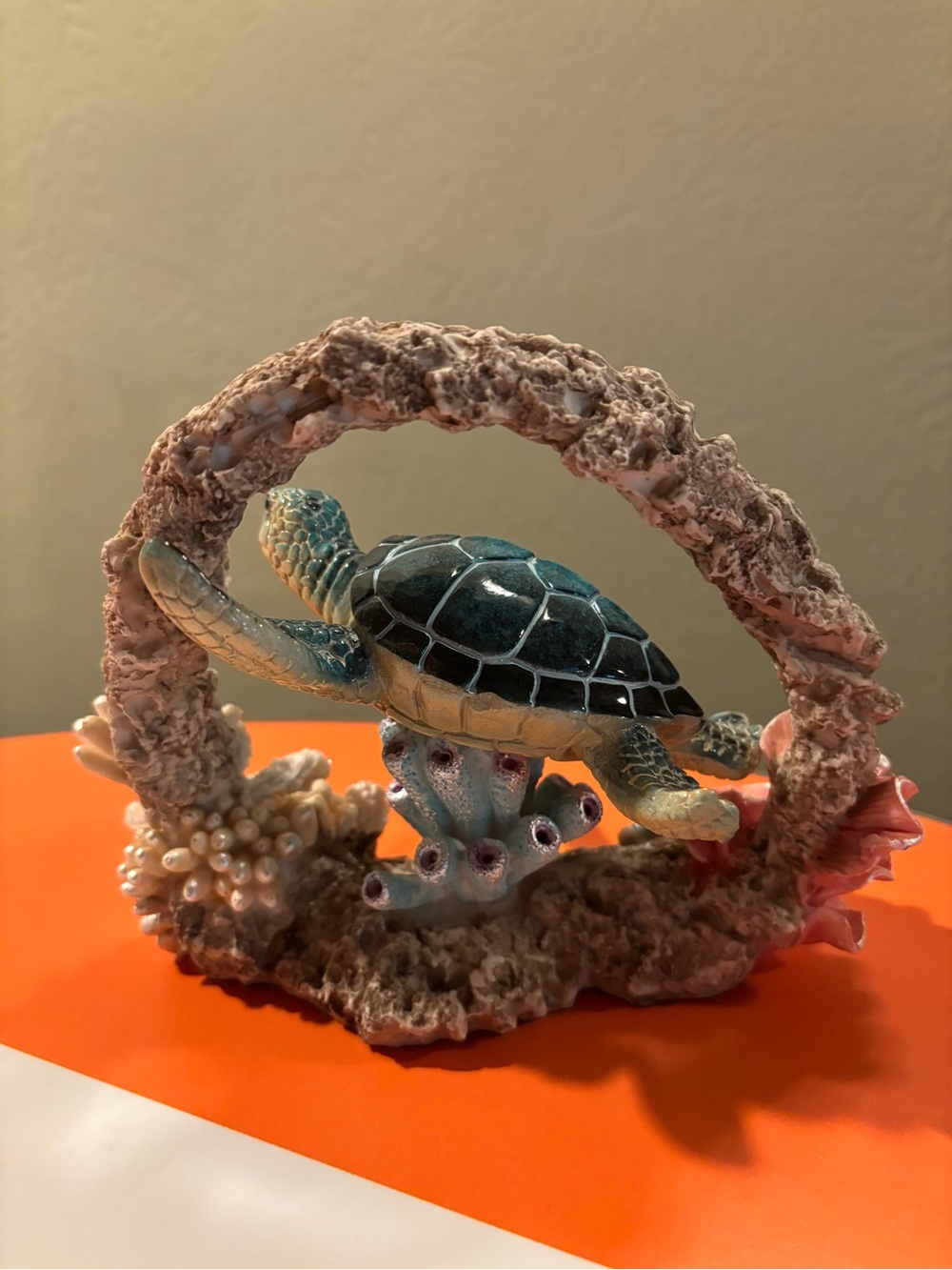 Swimming Sea Turtle Figure ocean beach, home - Picture 5 of 7
